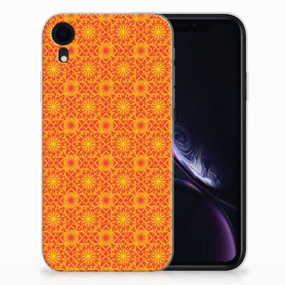 Apple iPhone Xr TPU bumper Batik Oranje Apple iPhone Xr TPU bumper Batik Oranje