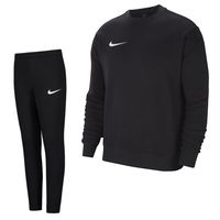 Nike Park 20 Fleece Sweat Trainingspak Kids Zwart - thumbnail