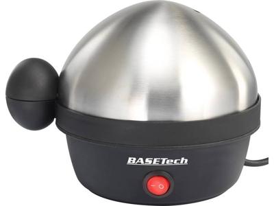 Basetech BTEK07 Eierkoker RVS, Zwart