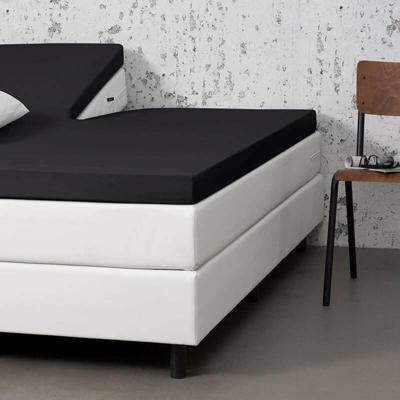 Splittopper Hoeslaken - Jersey Stretch - Zwart - 160x200cm - Zwart - Dekbed Discounter - Dekbed-Discounter.nl Splittopper Hoeslaken - Jersey Stretch - Zwart - 160x200cm - Zwart - Dekbed Discounter - Dekbed-Discounter.nl