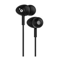 Sunstech POPS in-ear hoofdtelefoon, zwart, 100 – 10000 Hz, geïntegreerde microfoon, 3,5 mm, kabel 1,2 m