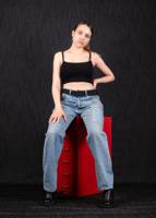 Upcycled Jeans in size 32 / 31 by URC X BOAS - thumbnail