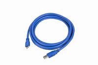 Gembird CCP-mUSB3-AMBM-6 USB-kabel 1,8 m USB 3.2 Gen 1 (3.1 Gen 1) USB A Micro-USB B Blauw - thumbnail