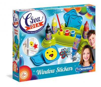 Clementoni knutselset raamstickers maken junior 29 x 22,5 cm 15-delig Clementoni knutselset raamstickers maken junior 29 x 22,5 cm 15-delig