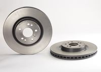 Remschijf COATED DISC LINE BREMBO, Remschijftype: Binnen geventileerd, u.a. für Mercedes-Benz