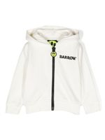 Barrow kids hoodie en coton à logo imprimé - Blanc