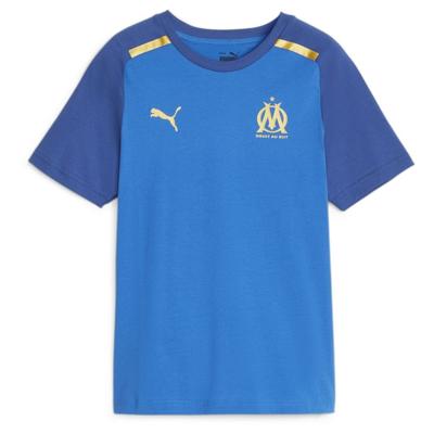 Marseille Trainingsshirt Casuals - Blauw/Gold Suede Kids