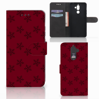 Nokia 7 Plus Telefoon Hoesje Sterren Nokia 7 Plus Telefoon Hoesje Sterren