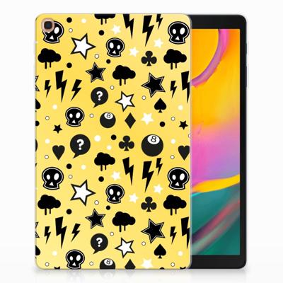 Tablet BackCover Samsung Galaxy Tab A 10.1 (2019) Punk Geel Tablet BackCover Samsung Galaxy Tab A 10.1 (2019) Punk Geel