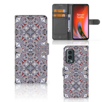 OnePlus Nord 2 5G Bookcase Flower Tiles - thumbnail