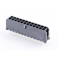 Molex 430452429 Male header, inbouw (standaard) Totaal aantal polen: 24 Rastermaat: 3.00 mm Inhoud: 1 stuk(s) Tray