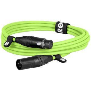 Rode XLR3M-G XLR Verbindingskabel 3 m Groen