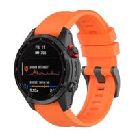 By Qubix - Siliconen sportbandje - Oranje - Compatible met Garmin Fenix 8-51mm - Compatible Garmin bandje