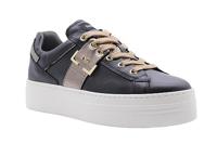 Nero Giardini I308412D damessneakers van leer, Zwart, 35 EU