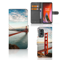 OnePlus Nord 2 5G Flip Cover Golden Gate Bridge - thumbnail