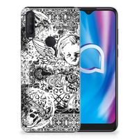 Silicone Back Case Alcatel 1S (2020) Skulls Angel - thumbnail