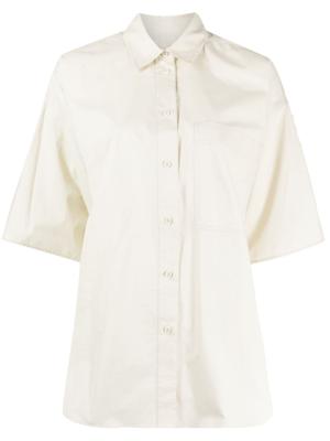 Lee Mathews Katoenen blouse - Beige