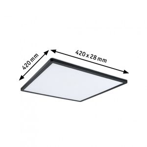 Paulmann Atria Shine 71016 LED-plafondlamp 22 W Neutraalwit Zwart