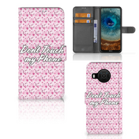 Nokia X10 | Nokia X20 Portemonnee Hoesje Flowers Pink DTMP