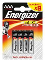 Energizer Batterij Max Alkaline AAA (Micro/LR03 8 Pack)
