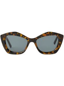 Karl Lagerfeld lunettes de soleil géométriques Heritage - Marron