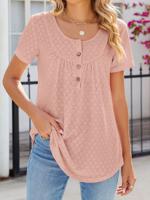 Casual Buckle Plain Shirt