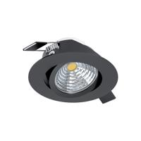 Eglo Richtbare led spot Saliceto rond - 6w - 2700K zwart 98609