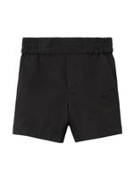 Burberry Kids short à motif Equestrian Knight en coton - Noir