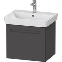 Wastafelkast Duravit No.1 Met 1 Lade 54x42.6x47.8 cm Met Geïntegreerde Greep Mat Grafiet Duravit