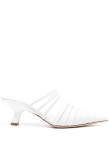 Vic Matie mules en cuir 65 mm - Blanc