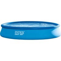 Intex 28143NP Easy Set Zwembad 396x84 cm Blauw - thumbnail