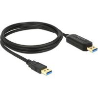 DeLOCK 1.5m, USB 3.0-A - USB 3.0-A USB-kabel 1,5 m USB 3.2 Gen 1 (3.1 Gen 1) USB A Zwart - thumbnail