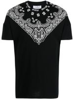 Philipp Plein t-shirt à motif cachemire - Noir