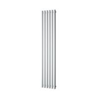 Designradiator Plieger Trento 814 Watt Middenaansluiting 180x35 cm Donkergrijs Structuur