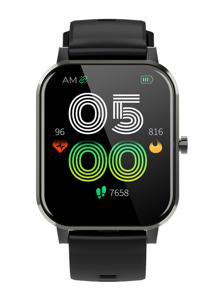 Denver SW-181BLACK smartwatch / sport watch 4,32 cm (1.7") IPS Digitaal Touchscreen Zwart