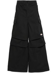 Marni pantalon cargo à patch logo - Noir