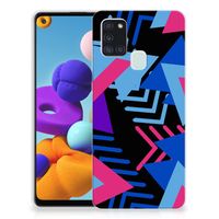 Samsung Galaxy A21s TPU Hoesje Funky Triangle - thumbnail