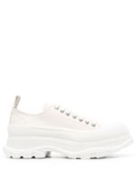 Alexander McQueen baskets Tread Slick à lacets - Tons neutres