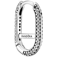 Pandora Me 299682C01 Oorhanger Hoop Link Pave zilver-zirconia 2,2 x 17 mm - thumbnail