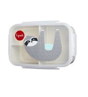 3 Sprouts sloth bento box Rechthoekig Doos Grijs, Transparant 1 stuk(s)