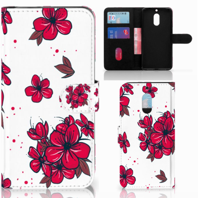 Nokia 6 Hoesje Blossom Red
