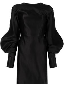 TOM FORD robe courte à manches bouffantes - Noir