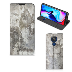 Motorola Moto G9 Play Standcase Beton Print