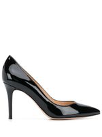 Gianvito Rossi escarpins en cuir verni - Noir - thumbnail