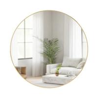 Umbra Hubba wandspiegel van 86 cm, Goud