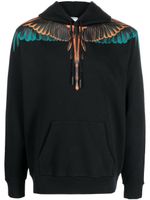 Marcelo Burlon County of Milan hoodie à imprimé Wings - Noir