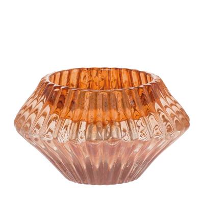 Kandelaar Ezra burnt orange 8cm