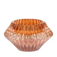 Kandelaar Ezra burnt orange 8cm