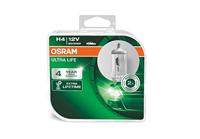 OSRAM 64193ULT Ultra Life, H4, bijzonder duurzaam, halogeen koplamp, Duo Box (2 lampen), wit