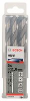 Bosch Accessoires Metaalboren HSS-G, Standard 11,8 x 101 x 151 mm 5st - 2608585536